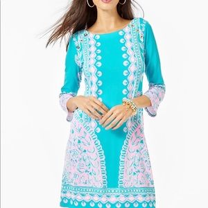 NWT Lilly Pulitzer Tana Dress Water Ya Waiting For UPF 50 Rare HTF